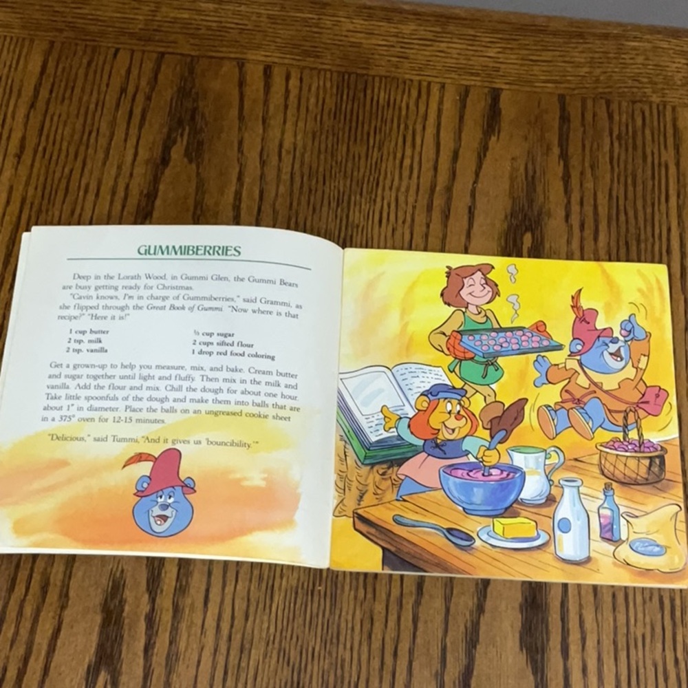 Book & Figures from Disney Cartoon Gummi Bears: Tummi, Sunni, Cubbi & Gruffi - Picture 14 of 16